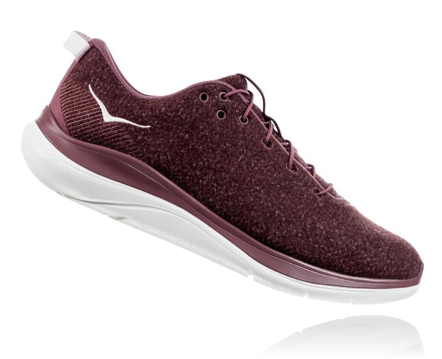 Tenis Hoka One One Feminino Marrom - Hupana Flow Wool - 905-NFTOKQ